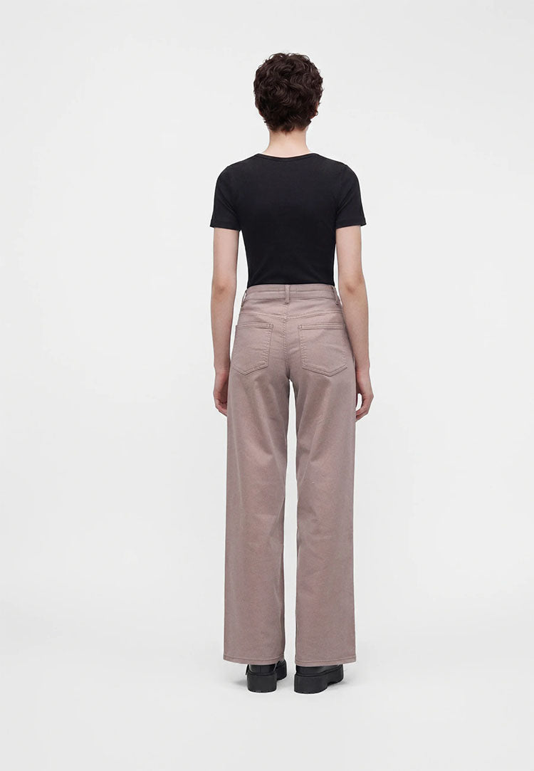 Onlmadison Blush High Waist Wide Leg Jeans-Beige