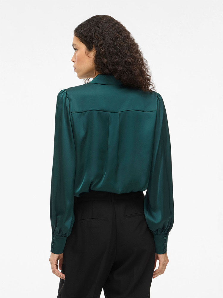 Vienna Ravenna Long Sleeve Balloon Shirt