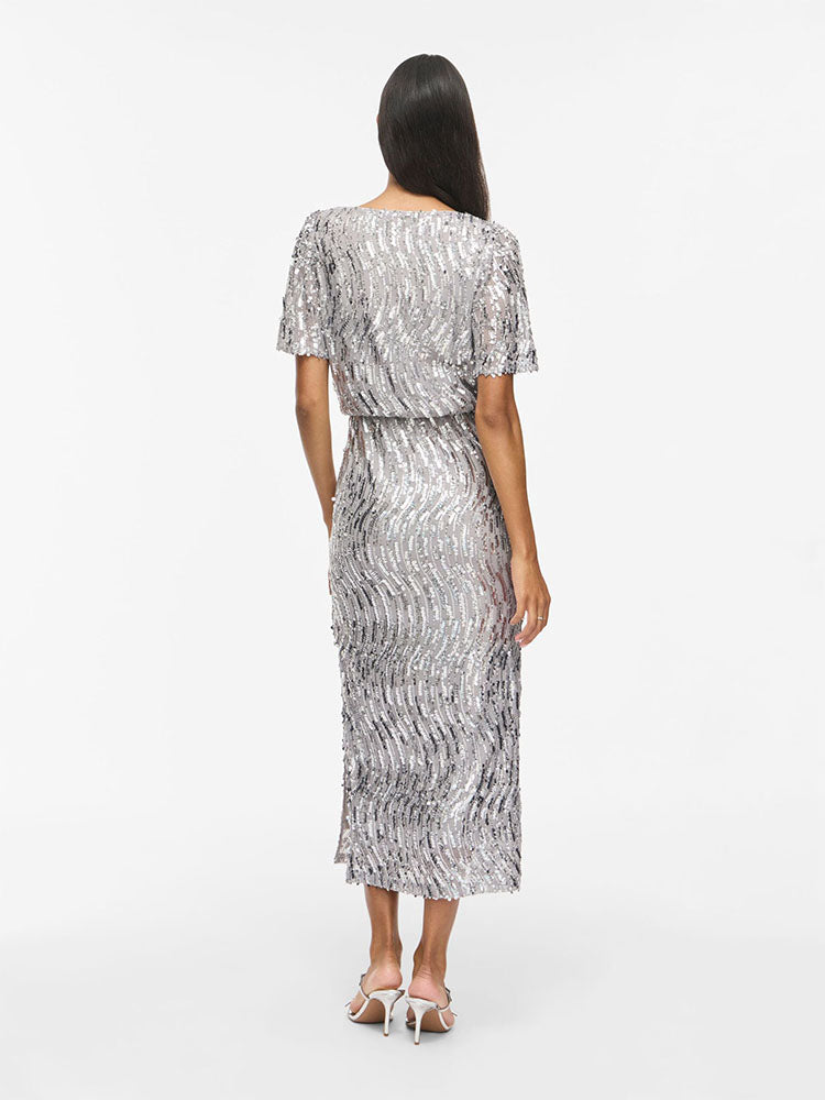 Viamayi Sequin Midi Dress