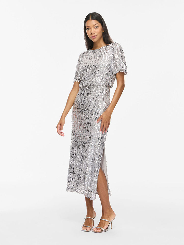 Viamayi Sequin Midi Dress