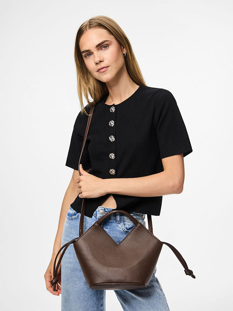 Pcmaria Cross Body Bag-Brown