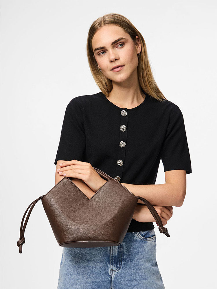 Pcmaria Cross Body Bag-Brown