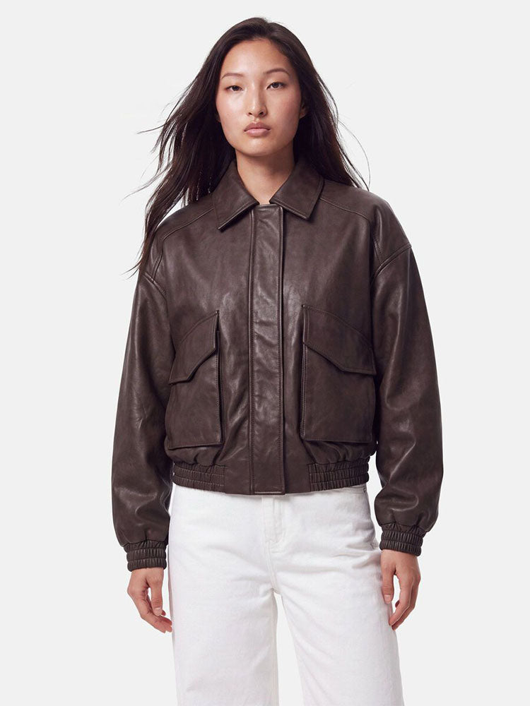 Pcariana Bomber Jacket-Coffee