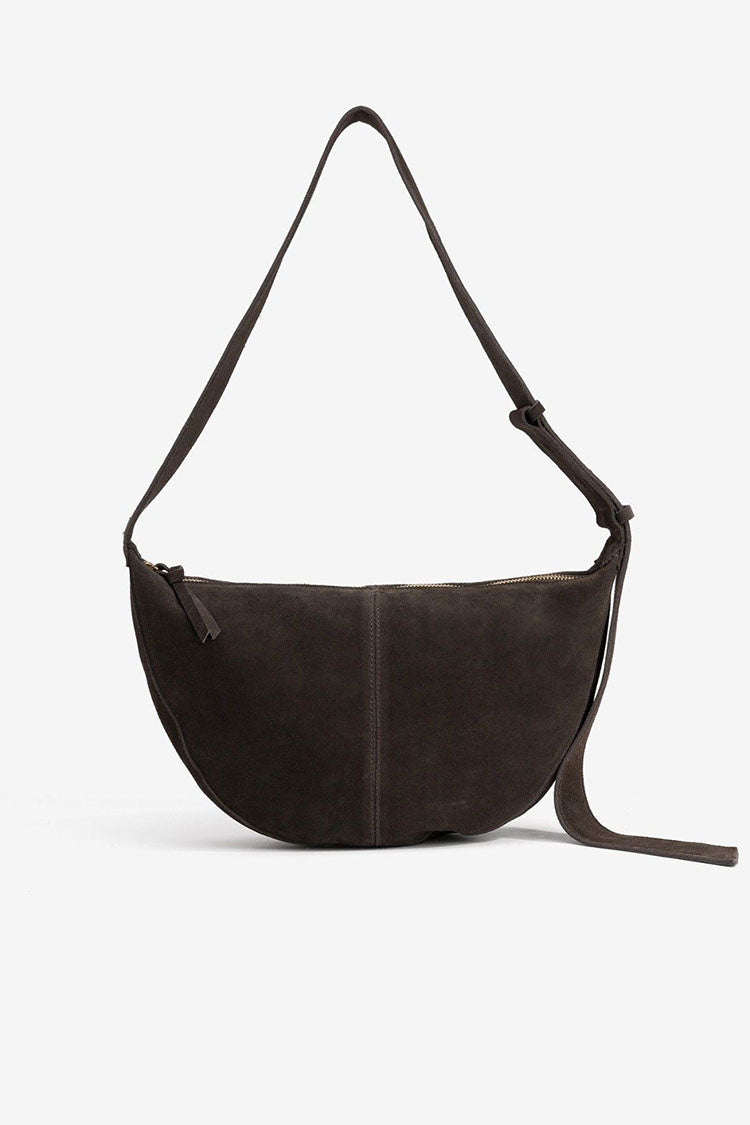 Antonia Faux Suede Bag-Chocolate