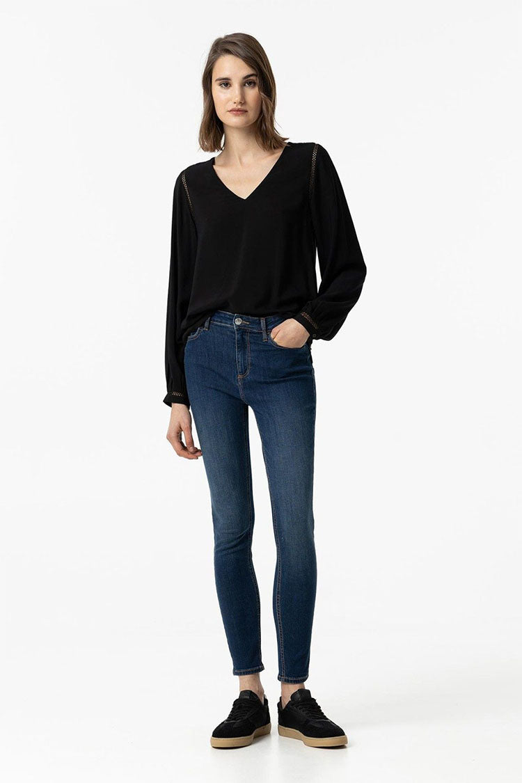 LAUREN_306-Skinny Dark Blue Denim