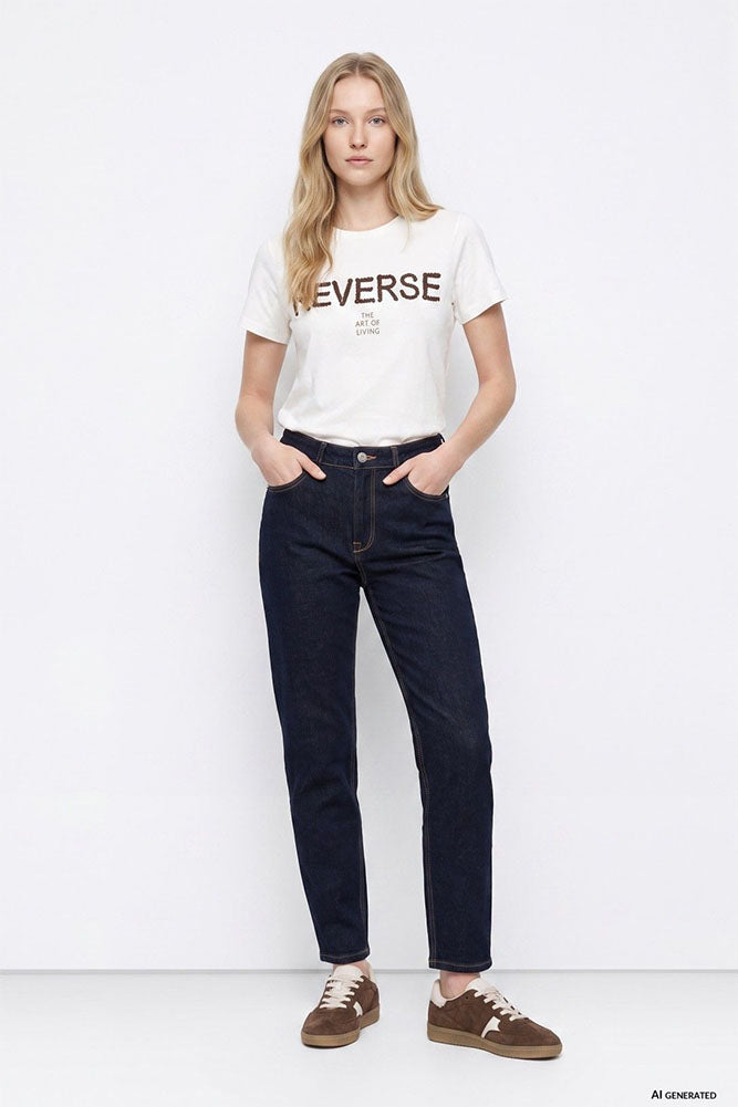 Mom Slim Jeans_78- Dark Wash