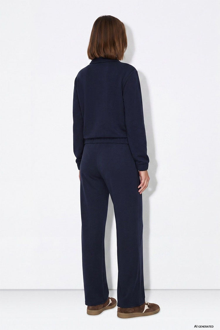 Valentina Navy Wide Leg Joggers