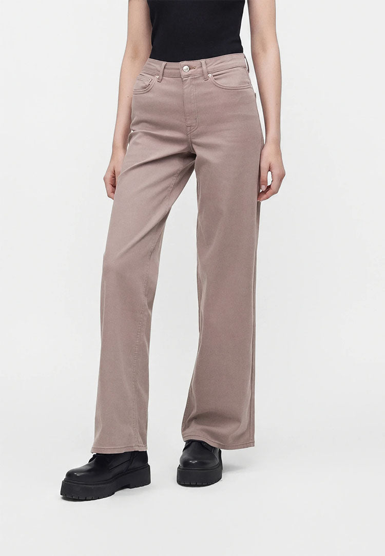 Onlmadison Blush High Waist Wide Leg Jeans-Beige