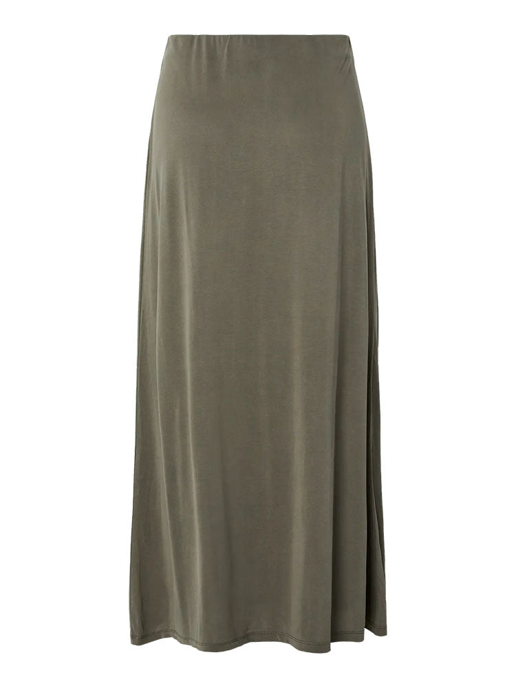 Pcanora High Waist Loose Skirt-Dusty Olive