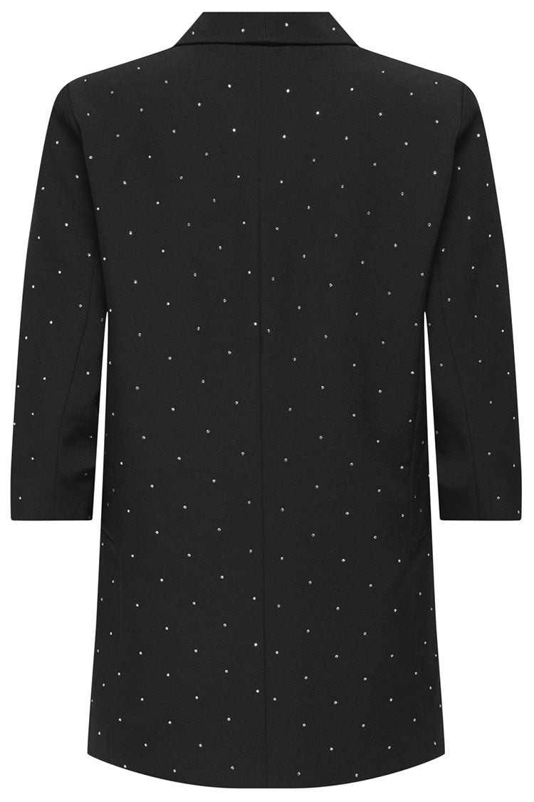 Onlelly Rhinestone Blazer-Black