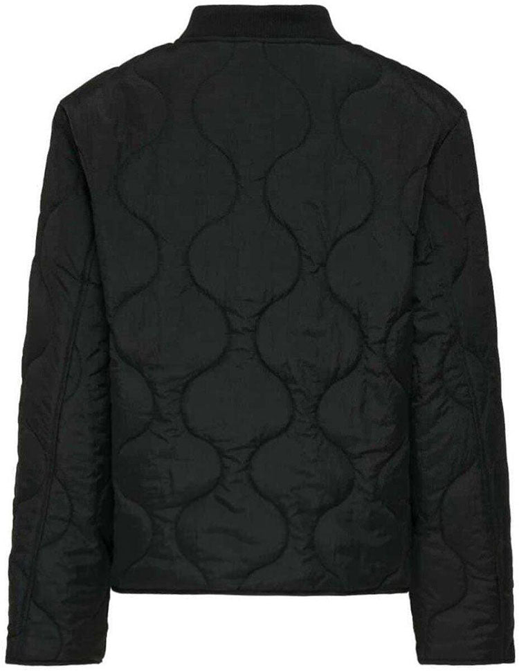 Onlsalsa Quilted Jacket-Black with Leopard