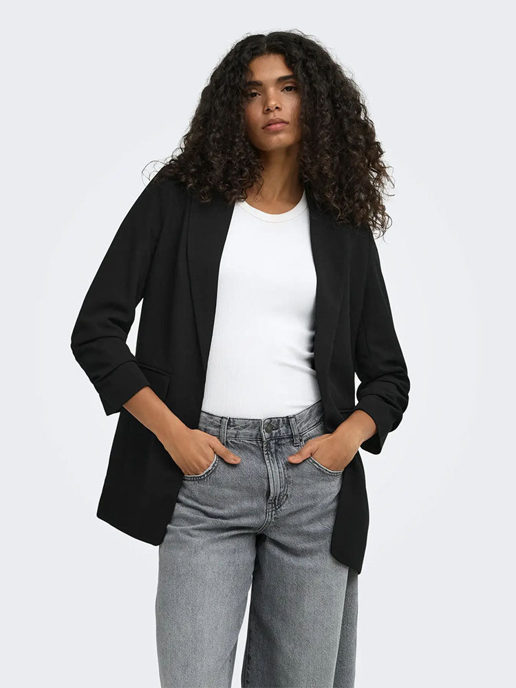 Onlkalina Open Blazer-Black