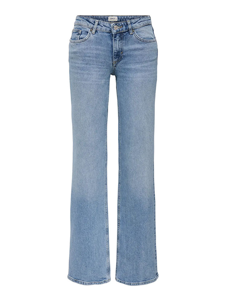 Onljuicy Low Waist Wide Leg Light Blue Denim Jeana