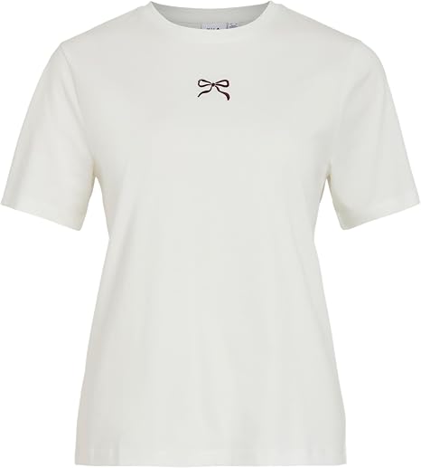 Visybil Bow T-Shirt-White