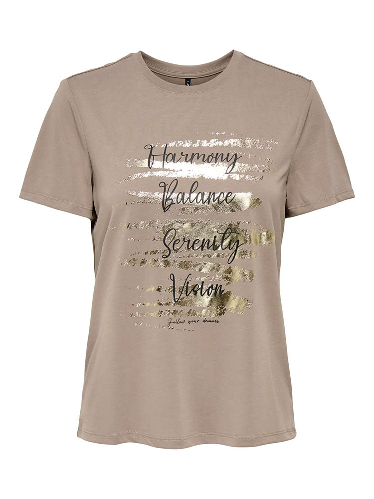 Onlfree Modal Atelier T-Shirt-Brown