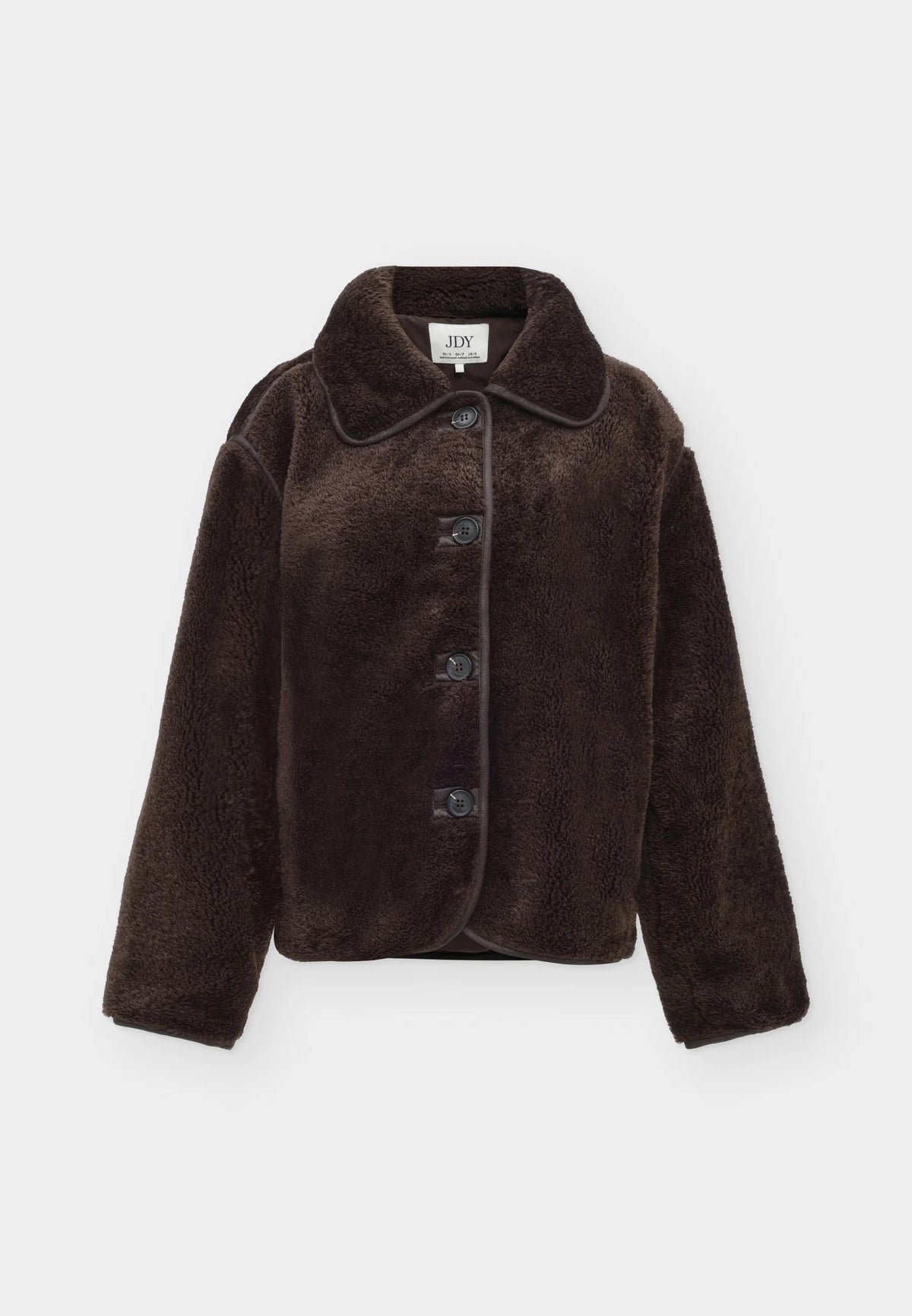 Jdyasta faux fur chocolate jacket