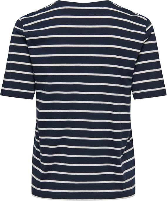 Onlhappy T-Shirt-Navy/White Stripe