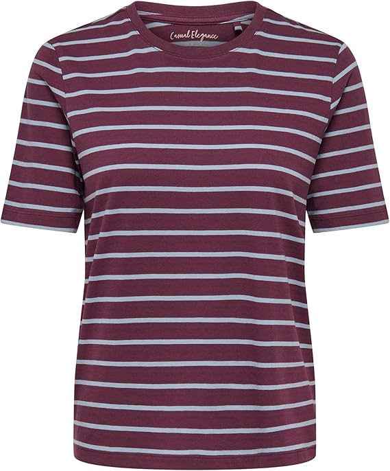 Onlhappy T-Shirt-Fig/Dusty Blue Stripe