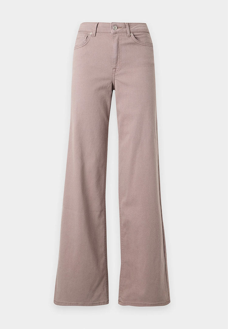 Onlmadison Blush High Waist Wide Leg Jeans-Beige