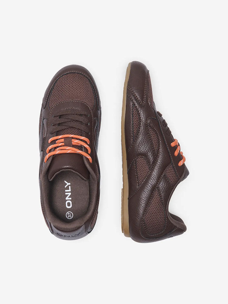 Onlfrida Ballerina Trainers- Coffee Bean