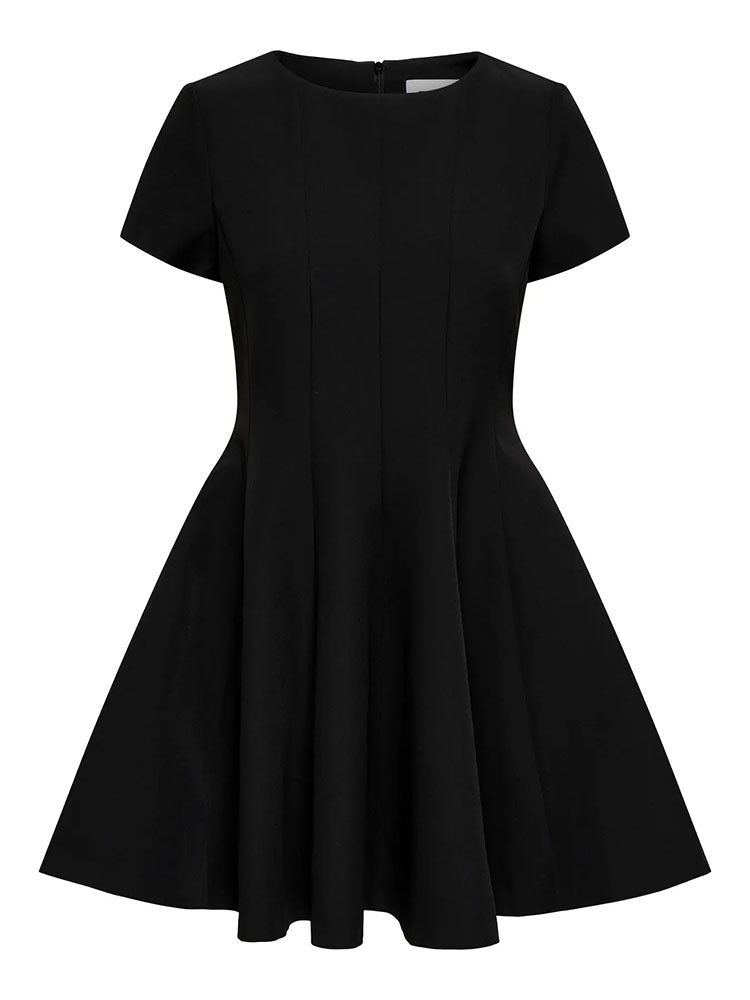 Onlorleen Peplum Dress-Black