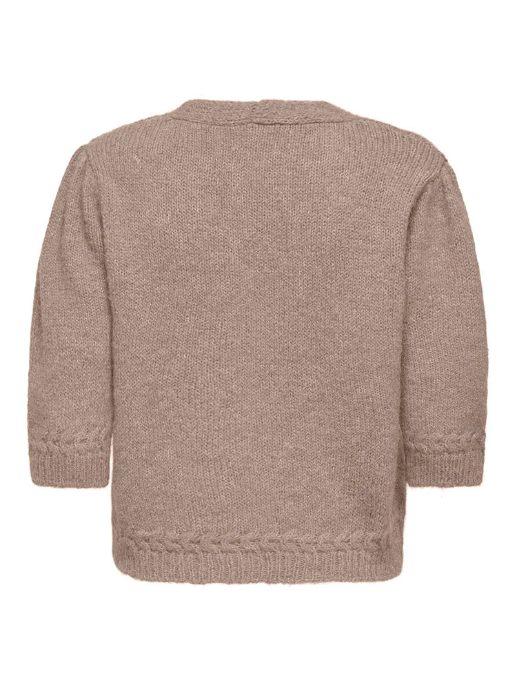 Onlstarla V-Neck Cardigan- Mocha Meringue