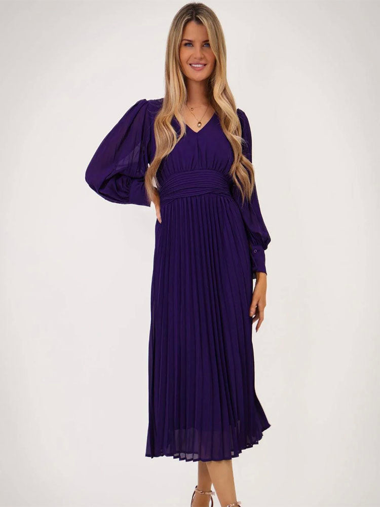 KATE &amp; PIPPA HANNAH DRESS IN PURPLE