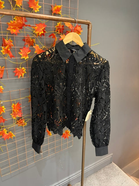 Jdylacilla Lace Shirt-Black