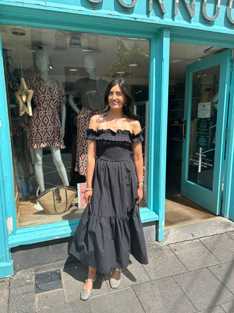 Viringa Off Shoulder Midi Dress