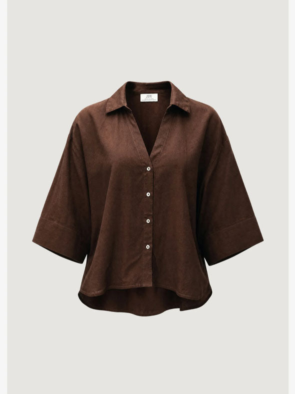 Jdylaurel Shirt-Coffee Bean