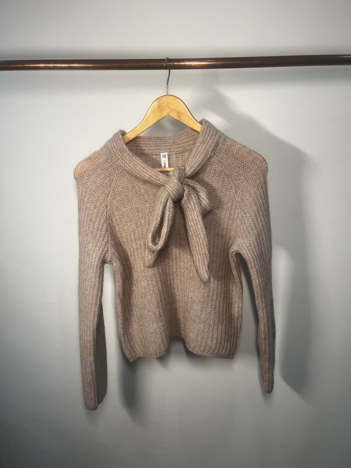 Onlkappa Cream Bow Knit