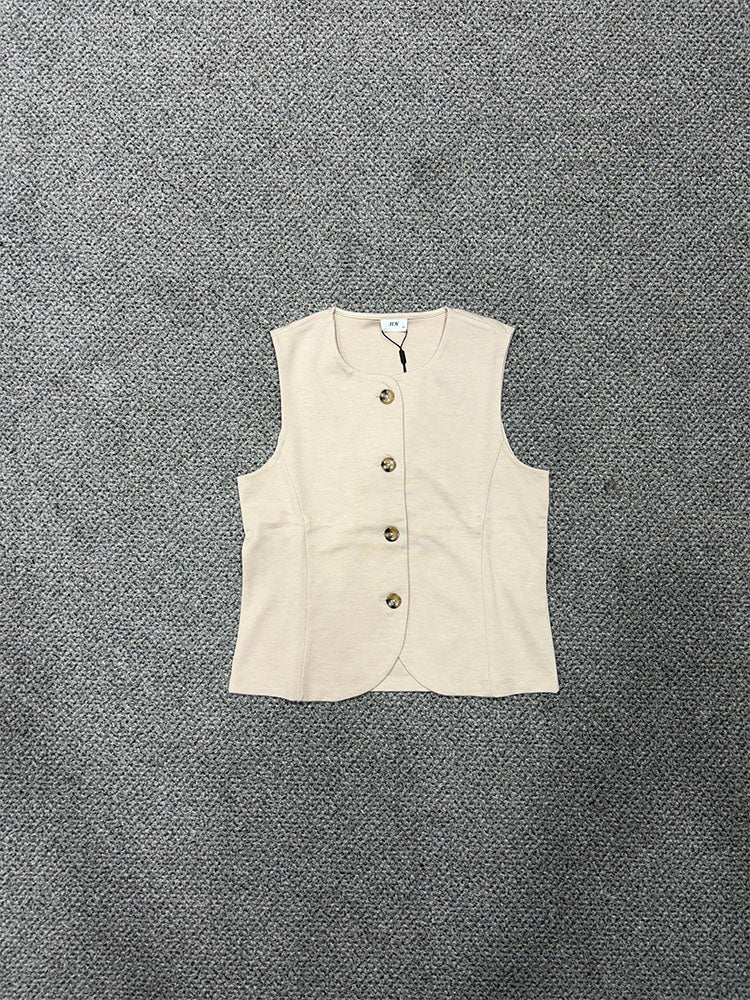 Jdyrisso Waistcoat-Beige