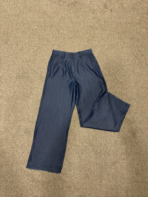 Jdyjasper High Waist Wide Trousers-Dark Blue Denim