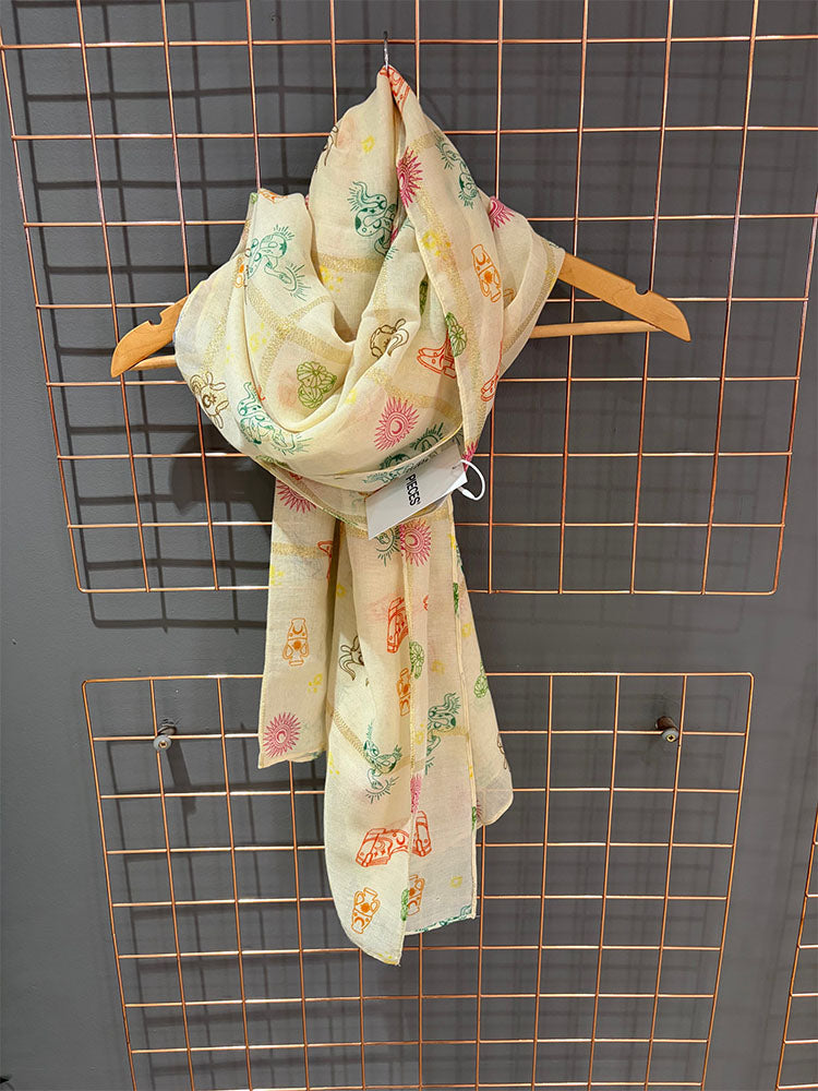 Pctasselo Square Scarf-Multi