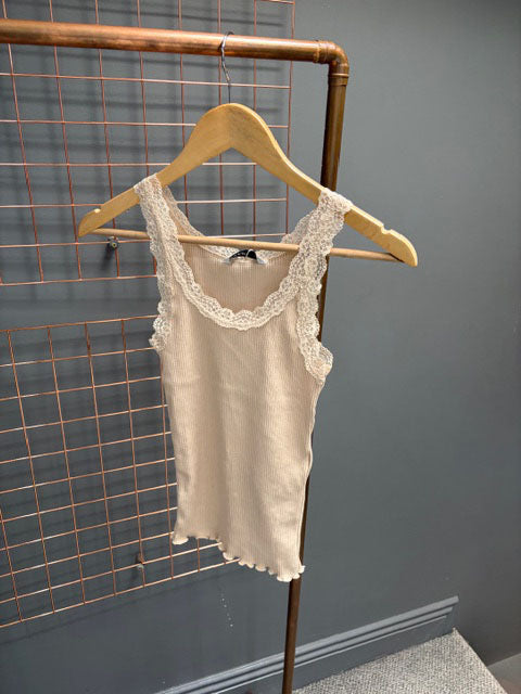 Onlsara Sharai Tank Top-Beige