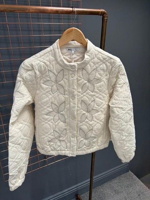 Onllaura Quilted Embroidered Jacket
