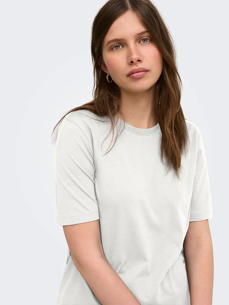 Onlhappy T-Shirt- White