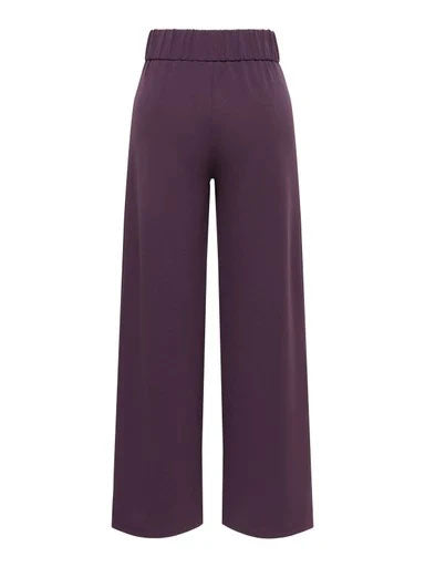 Jdylouisville Catia Life Wide Trousers- Plum Perfect