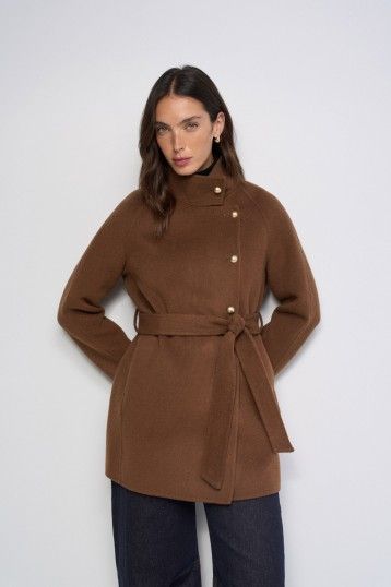 Salsa Handmade Wool Coat-Tan