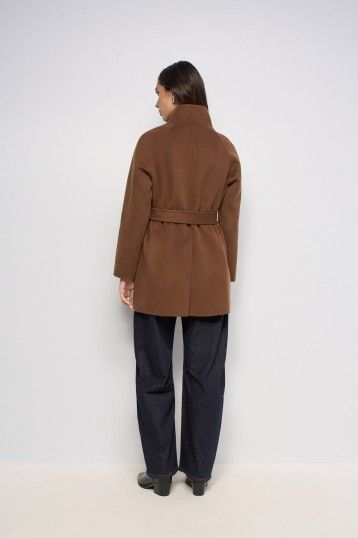 Salsa Handmade Wool Coat-Tan