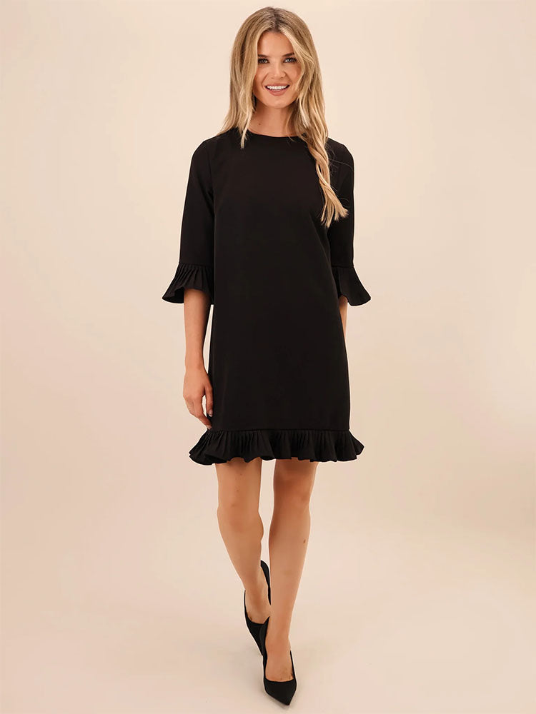 Kate & Pippa Olivia Mini Dress-Black