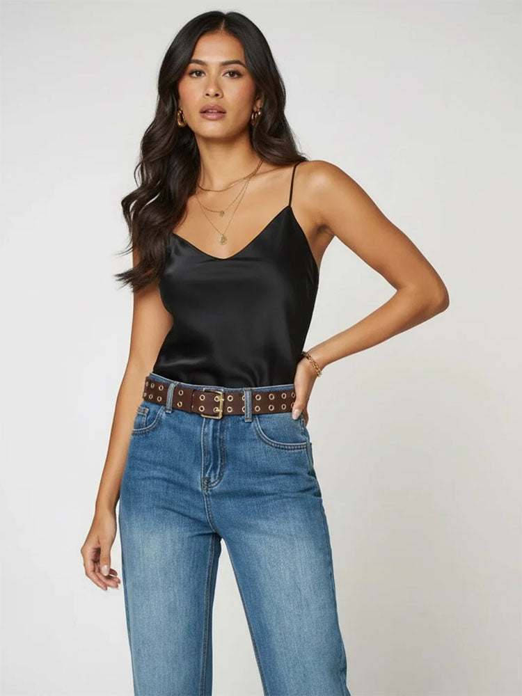 Kate & Pippa Sylvie Cami Top in Black