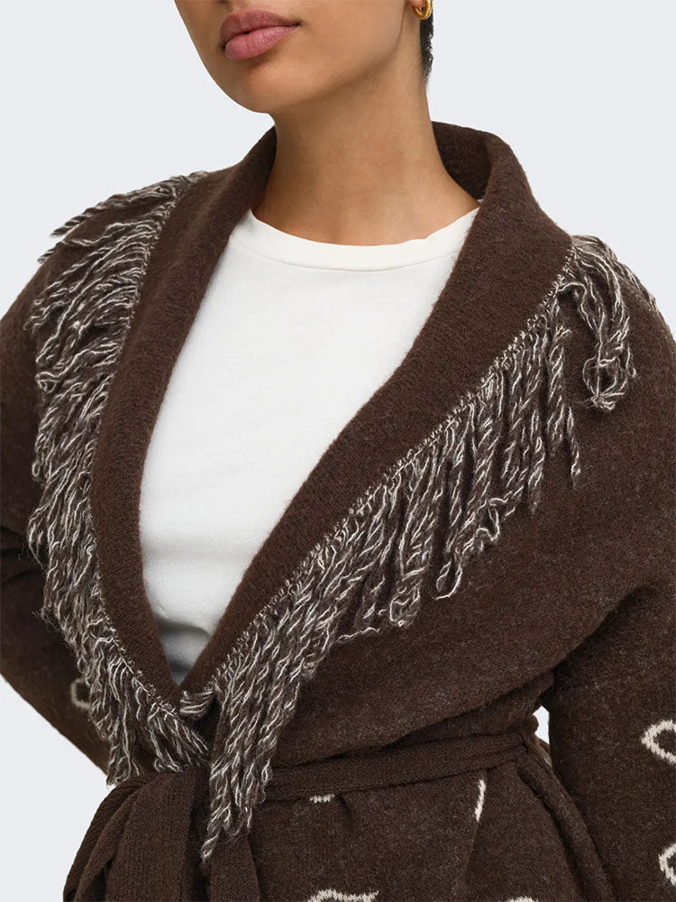 Onlnew Myra Fringe Cardigan