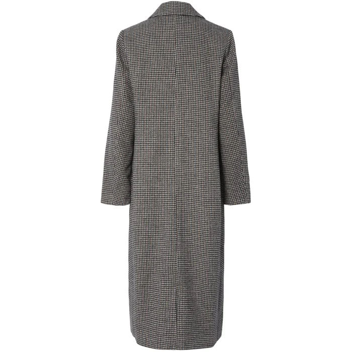 Pcjadine Long Check Coat