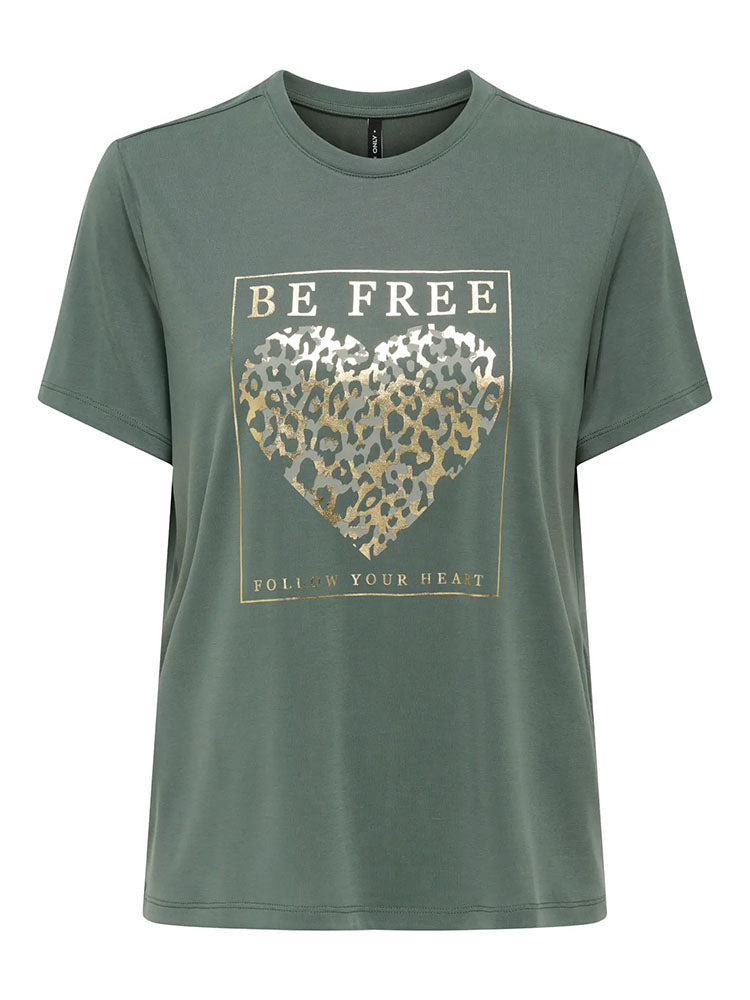 Onfree Modal Atelier T-Shirt-Balsam Green