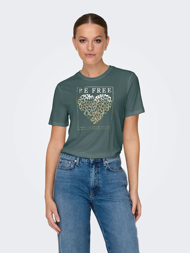 Onfree Modal Atelier T-Shirt-Balsam Green