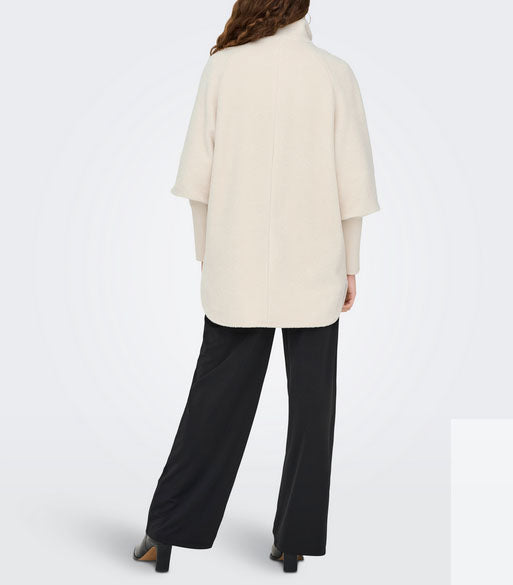 Jdyorchid Boucle Rib Coat-Cream