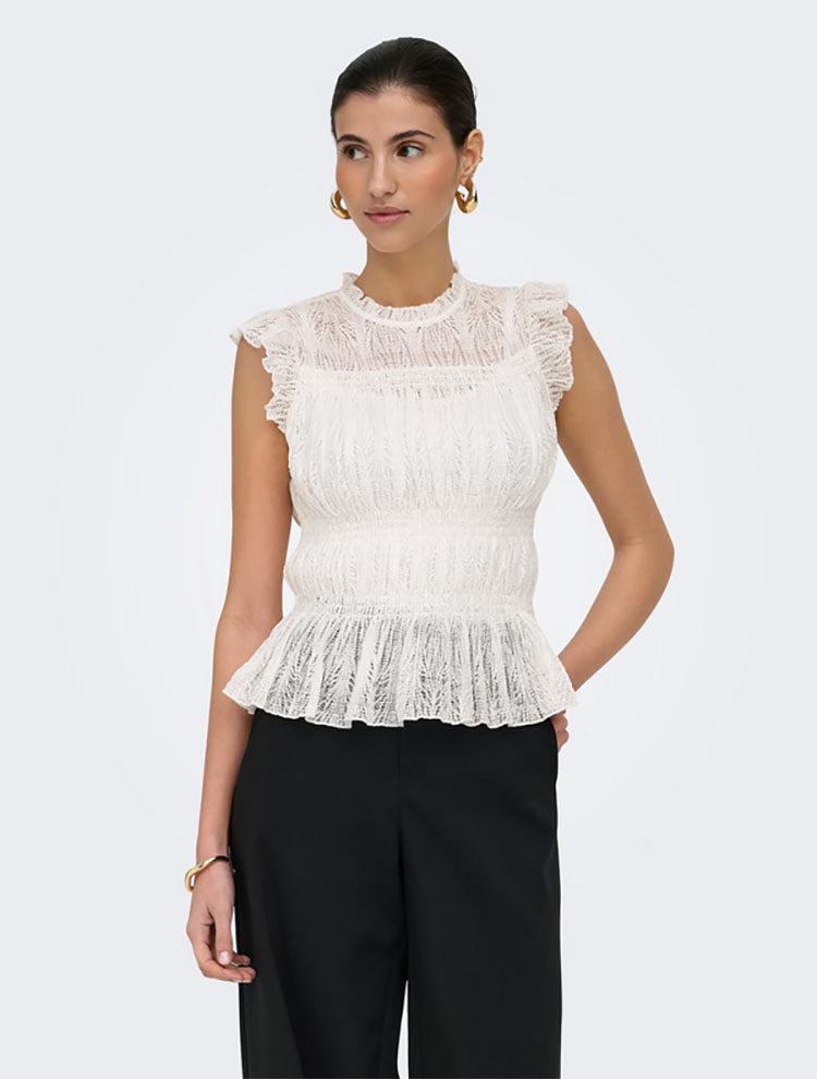 Onlshaila Top-White