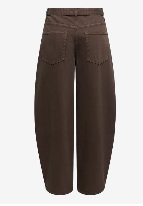 Onltaylor High Waist Barrel Brown Jeans