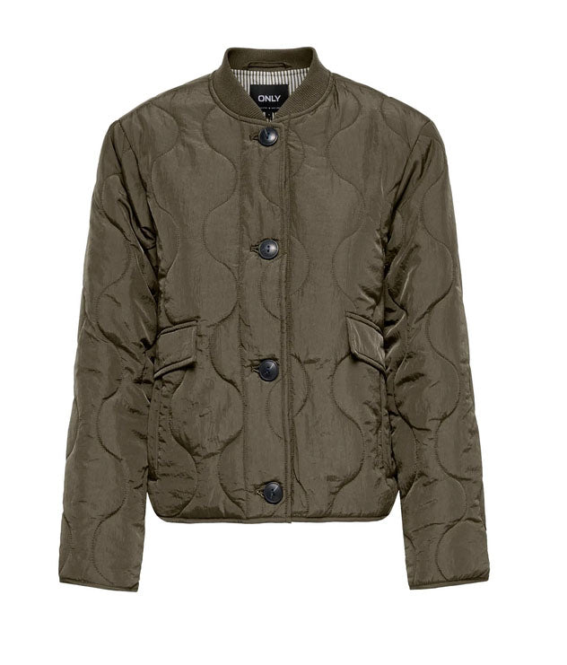 Onlsalsa Quilted Jacket-Olive
